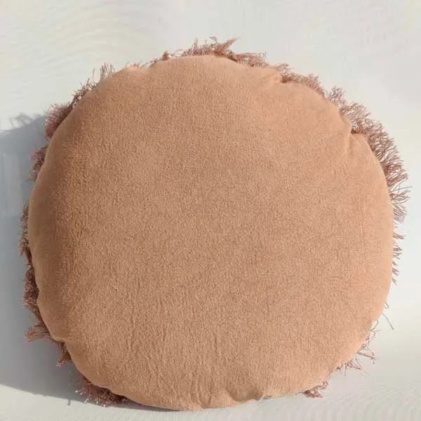 Namora Cushion 50cm Round - Terracotta