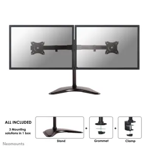 Neomounts Nm-D335d Stand - Full-Motion - For 2 Lcd Displays - Black