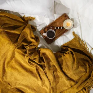 Nest Chenille Throw - Amber