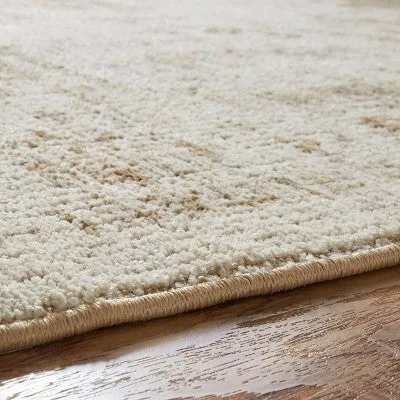New - 2'4"x7' Runner Vintage Tufted Distressed Rug Tan - Threshold