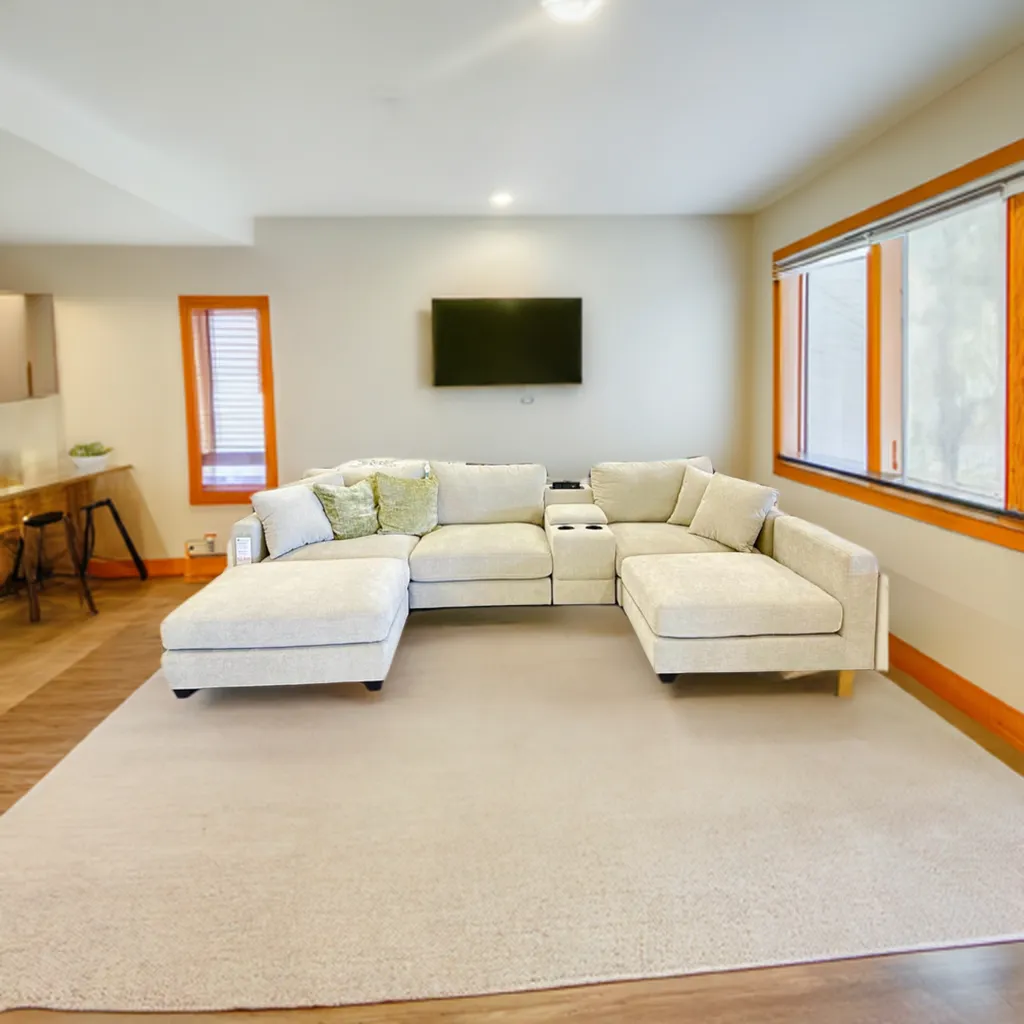 New York Modular With Ottoman Lounge Light Grey