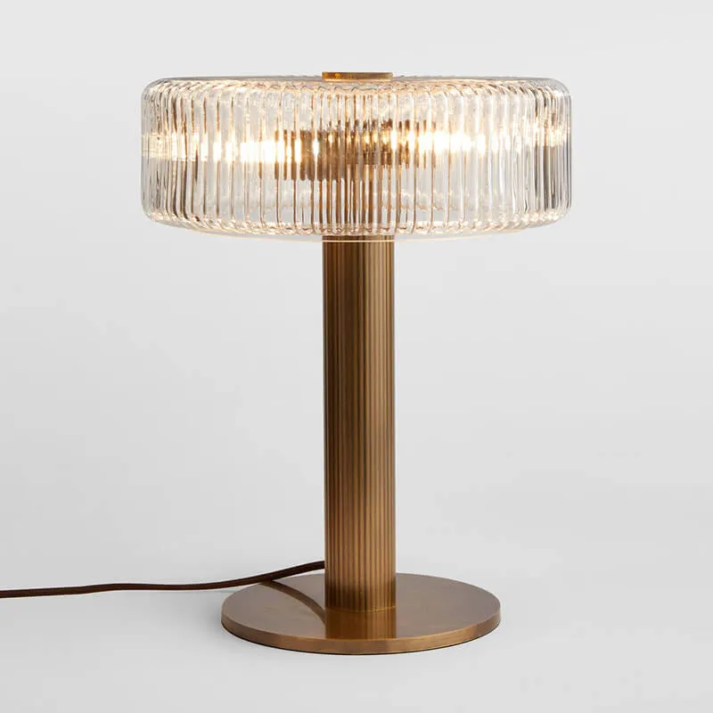 Nordic Modern Simple Cylinder Glass LED Decorative Table Lamp