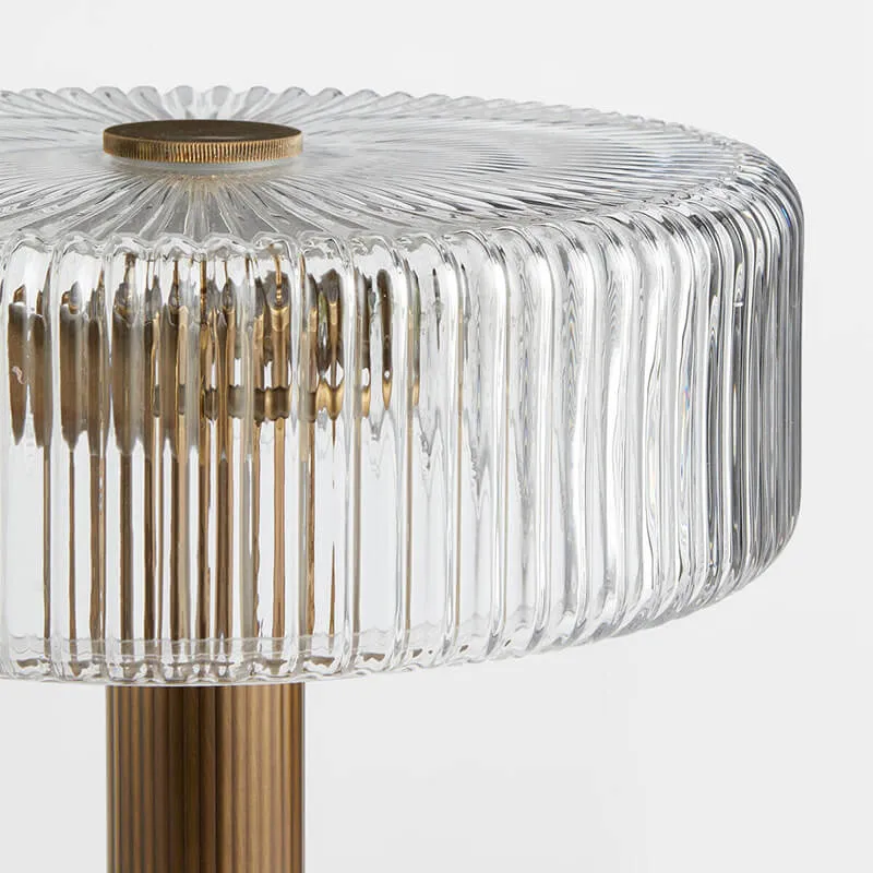Nordic Modern Simple Cylinder Glass LED Decorative Table Lamp