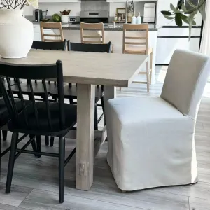 North Beige Fully Upholstered Dining Chair (Set of 2)
