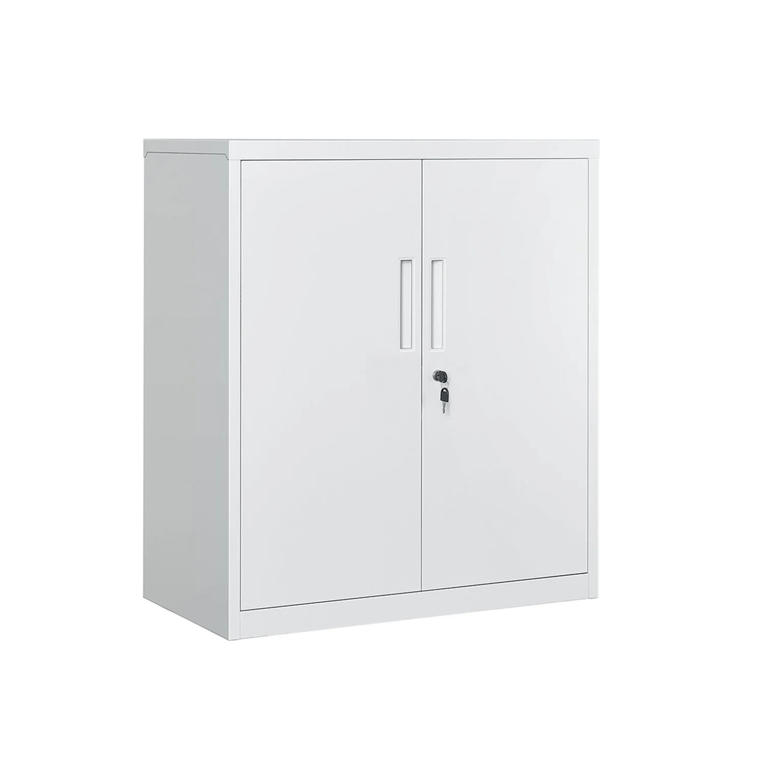 Office Cabinet with Storage Shelves and Double Door