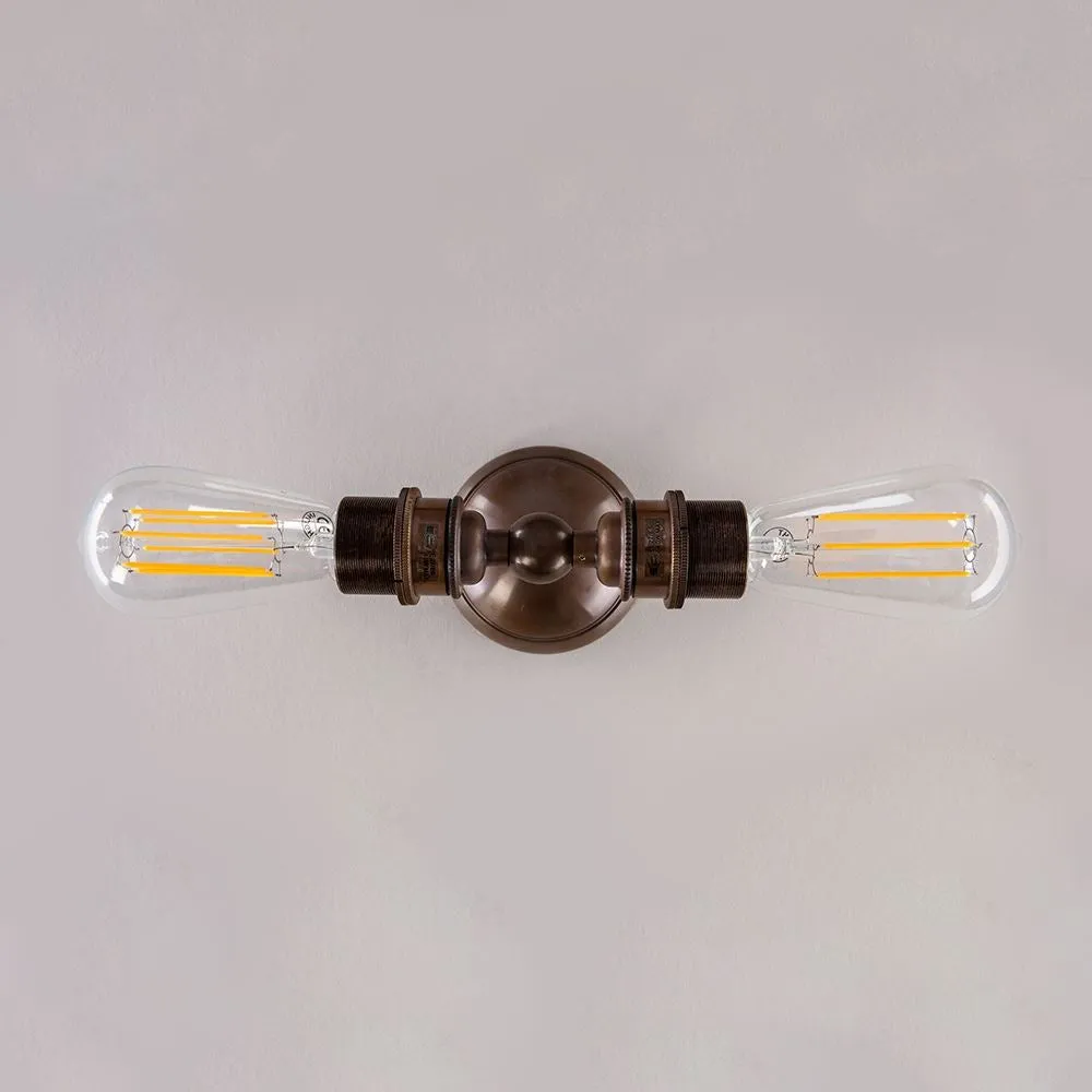 Old School Electric Industrial twin wall light