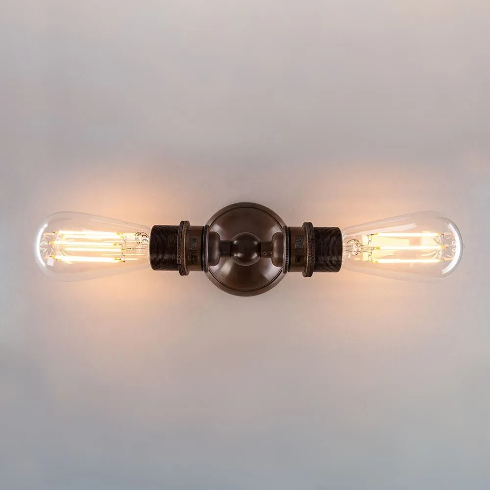 Old School Electric Industrial twin wall light