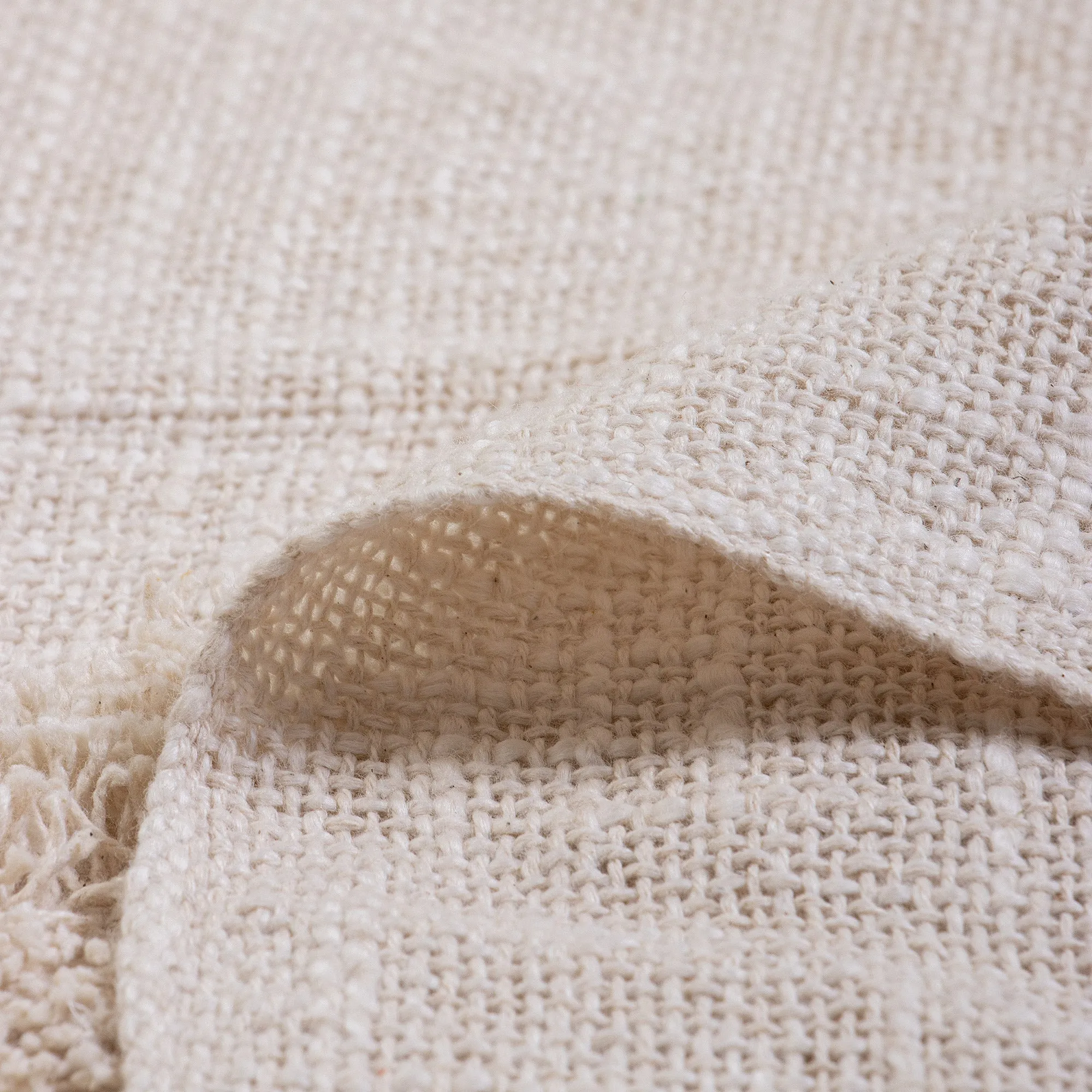Organic Cotton Tufted Throw Blanket For Home Decor