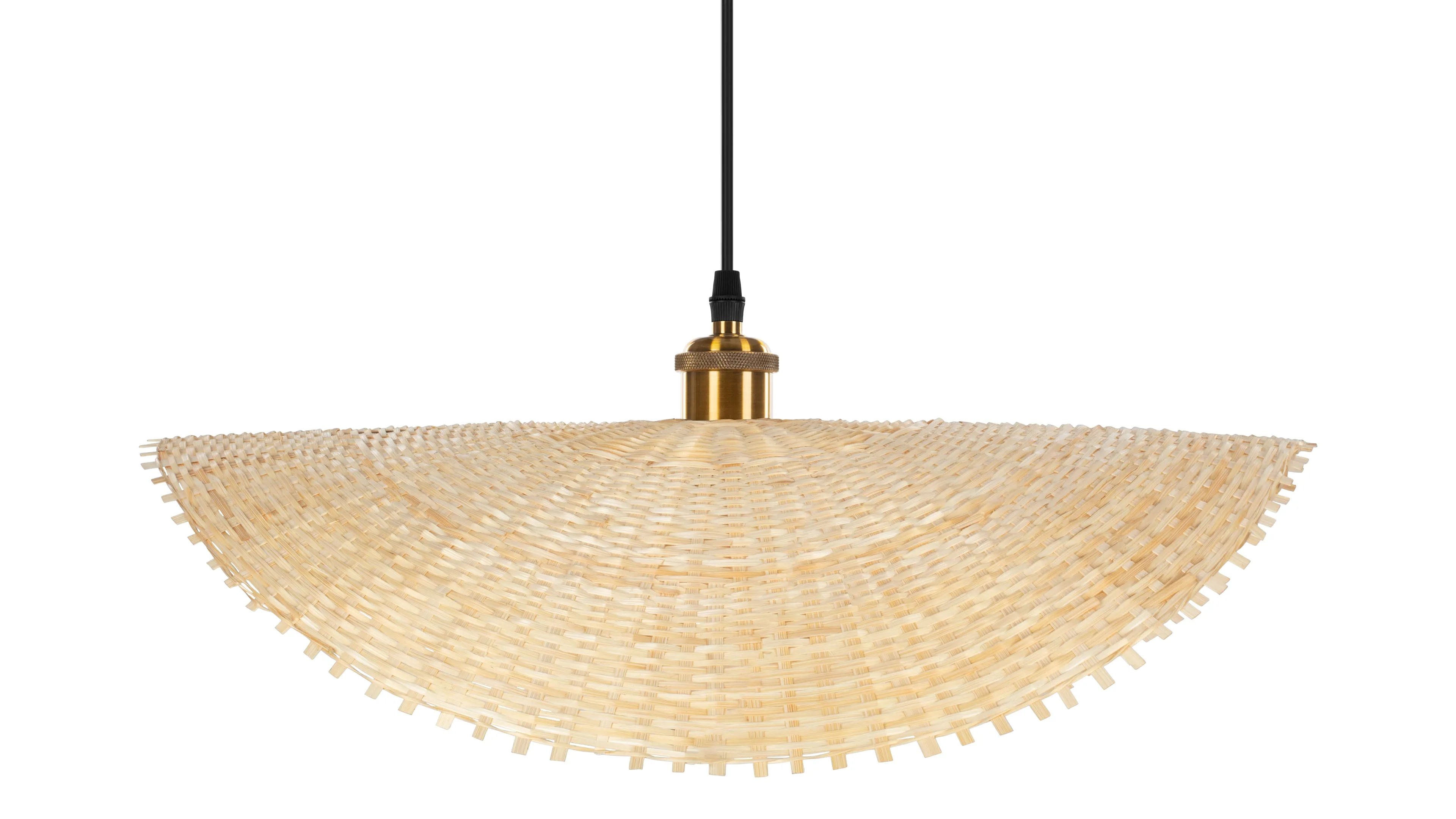 Osku - Osku Ceiling Light, Small, Natural Rattan