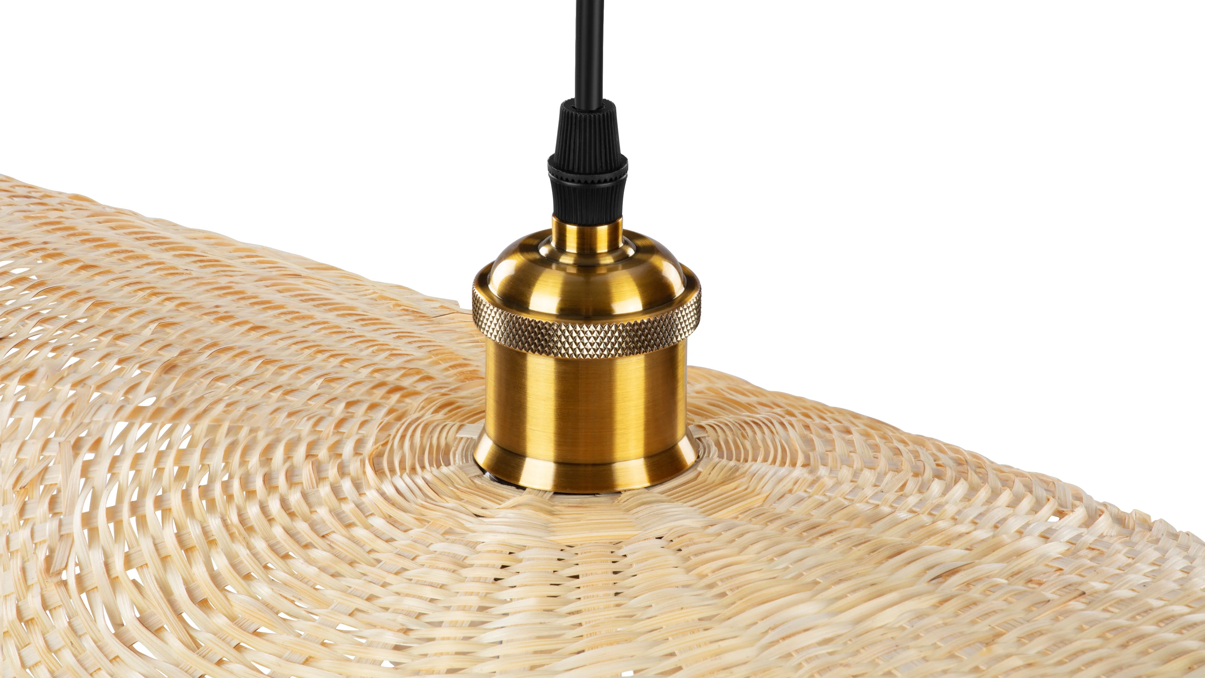 Osku - Osku Ceiling Light, Small, Natural Rattan