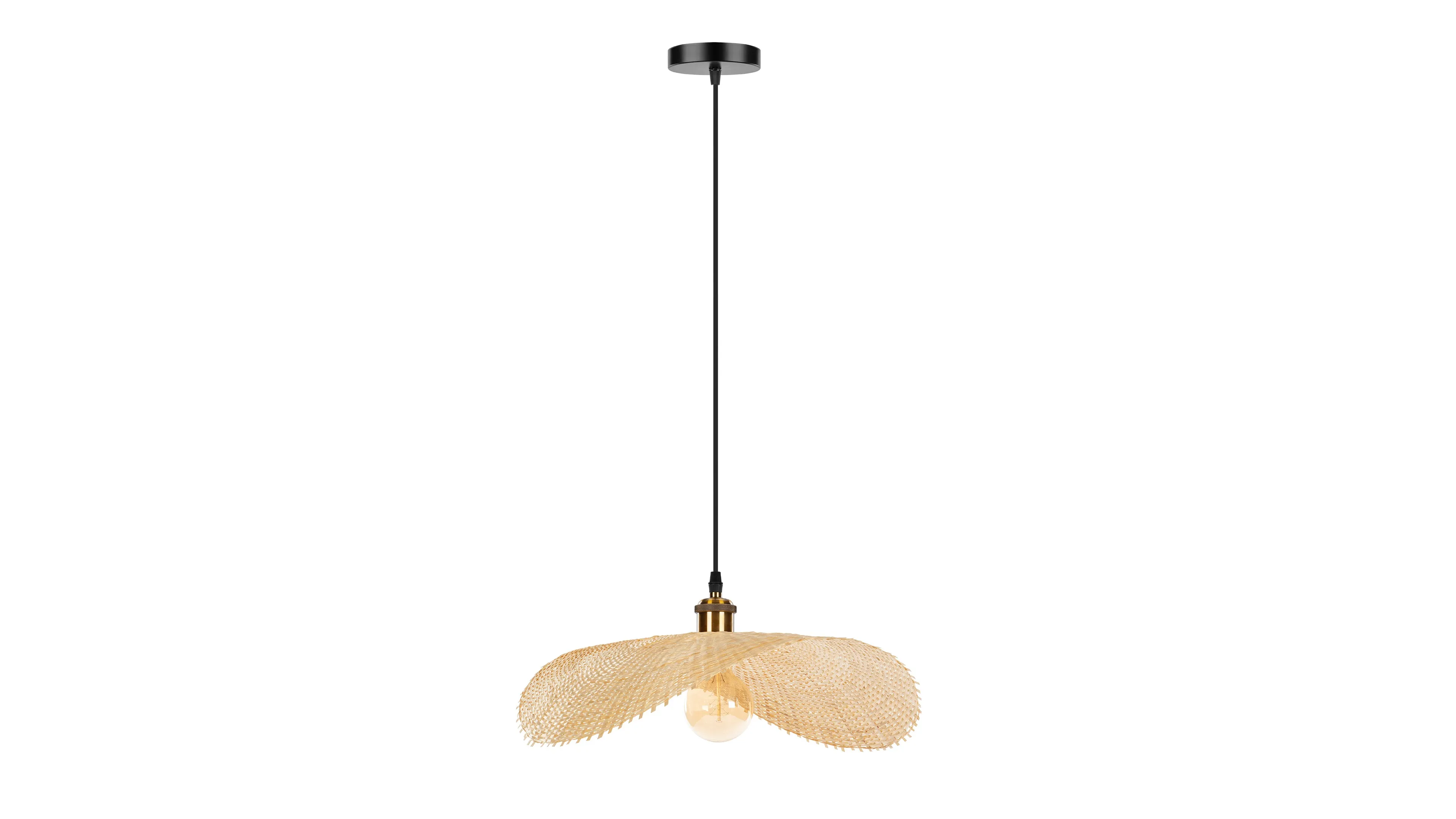 Osku - Osku Ceiling Light, Small, Natural Rattan