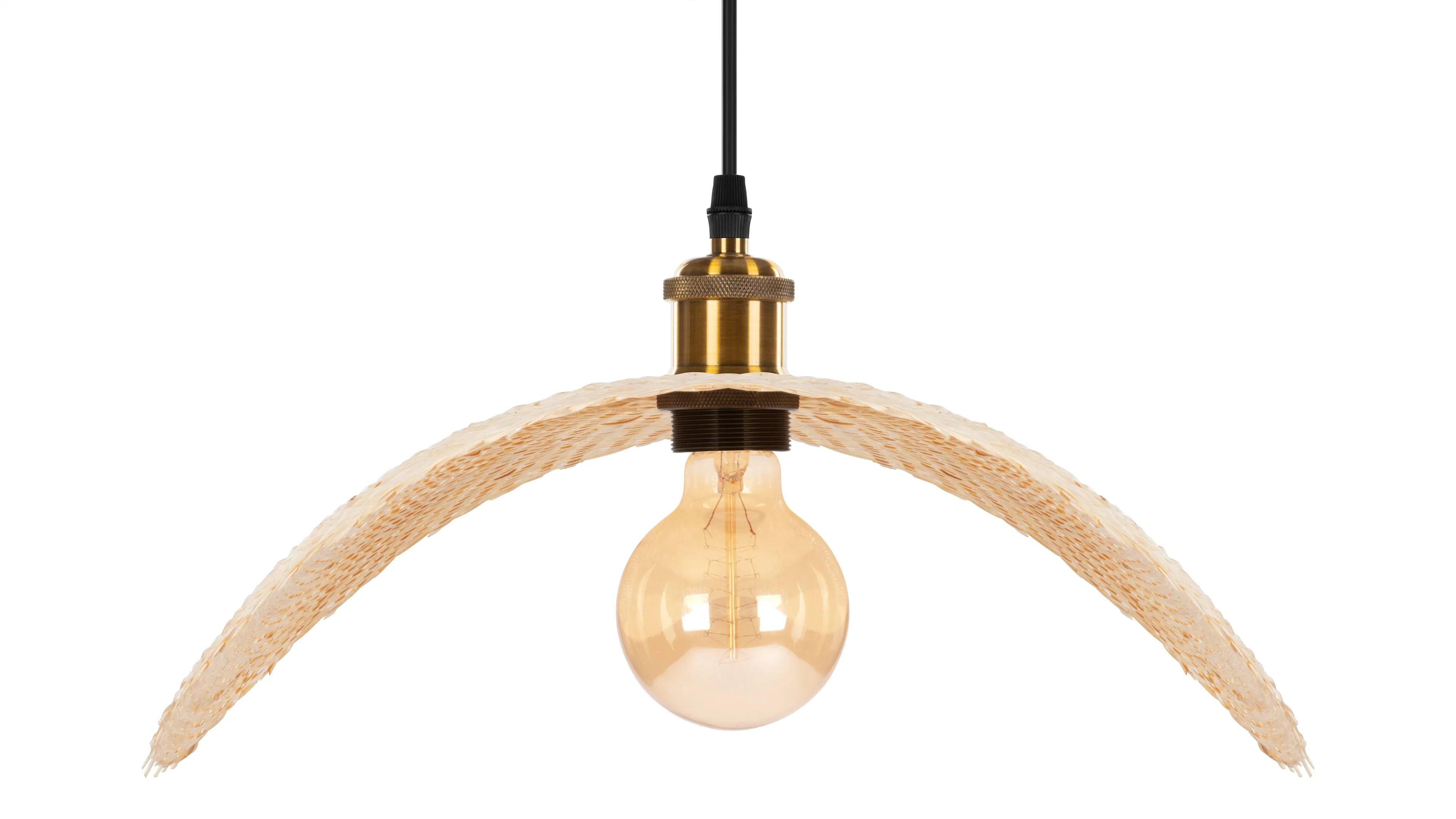 Osku - Osku Ceiling Light, Small, Natural Rattan