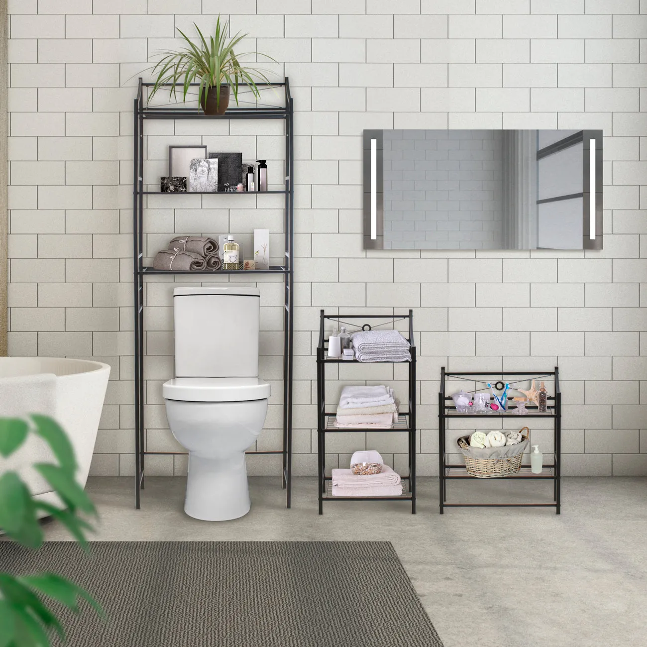 Over The Toilet Storage