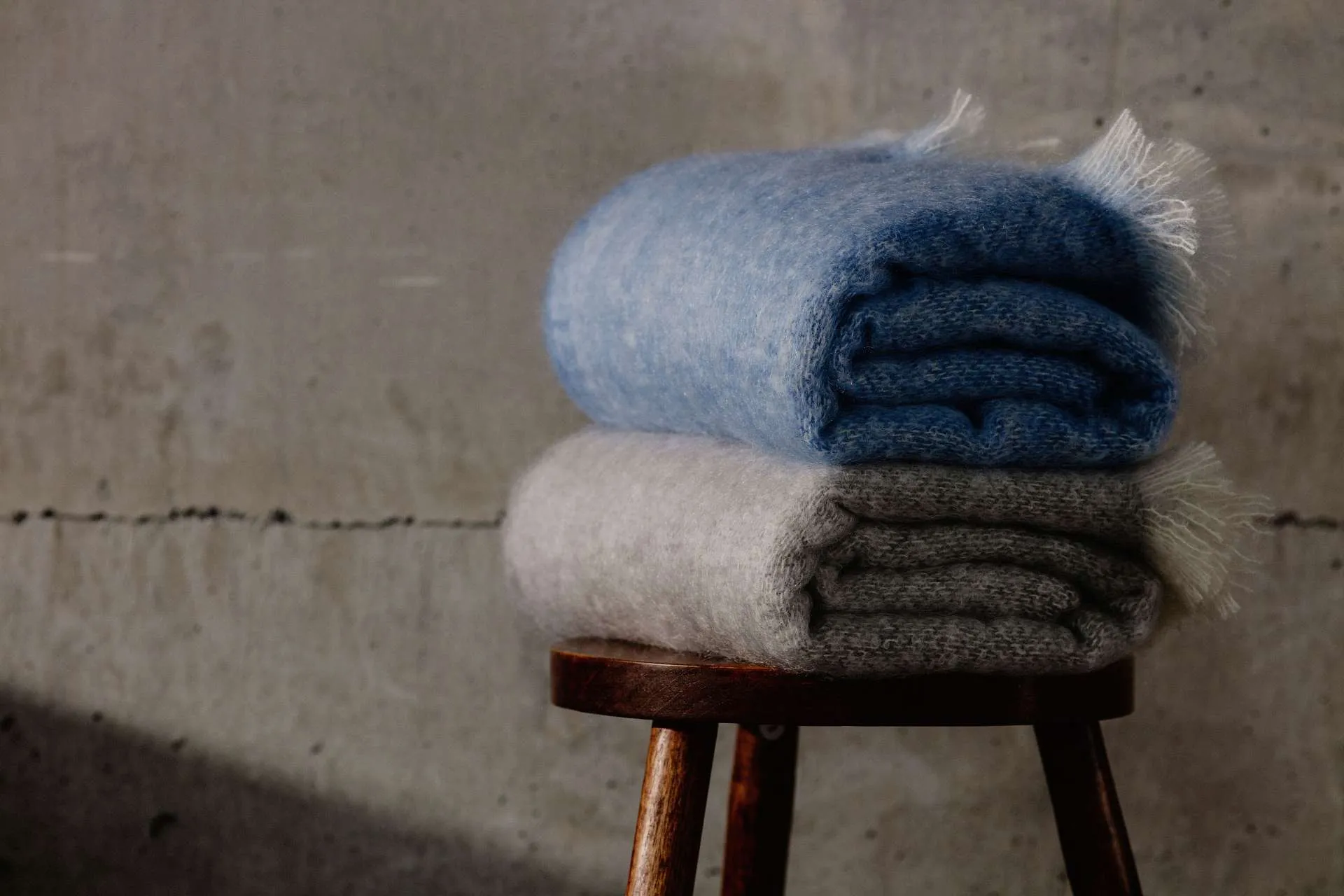 Owl Mooneen Mohair Throw Blanket