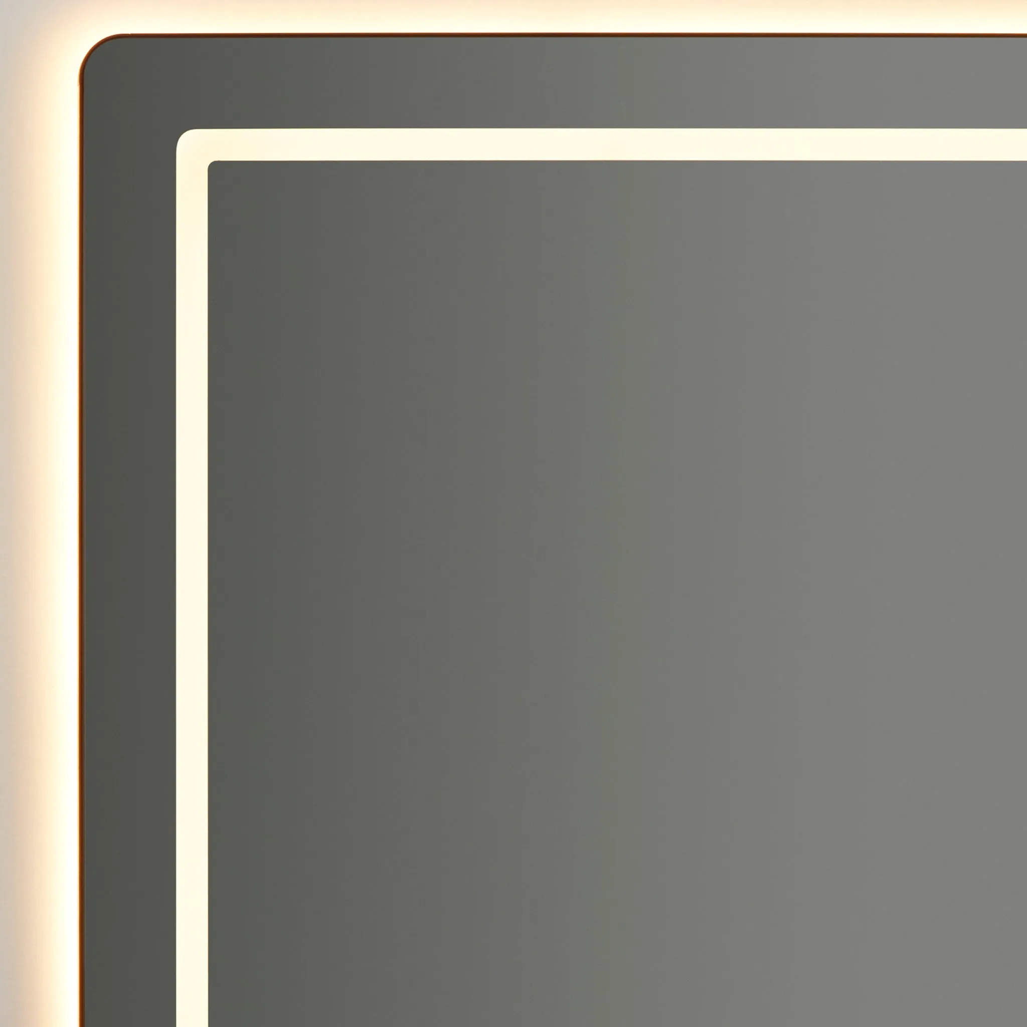Oxygen COMPACT 3-0404-15 LED Lighted Mirror 48x48 Inch - Black