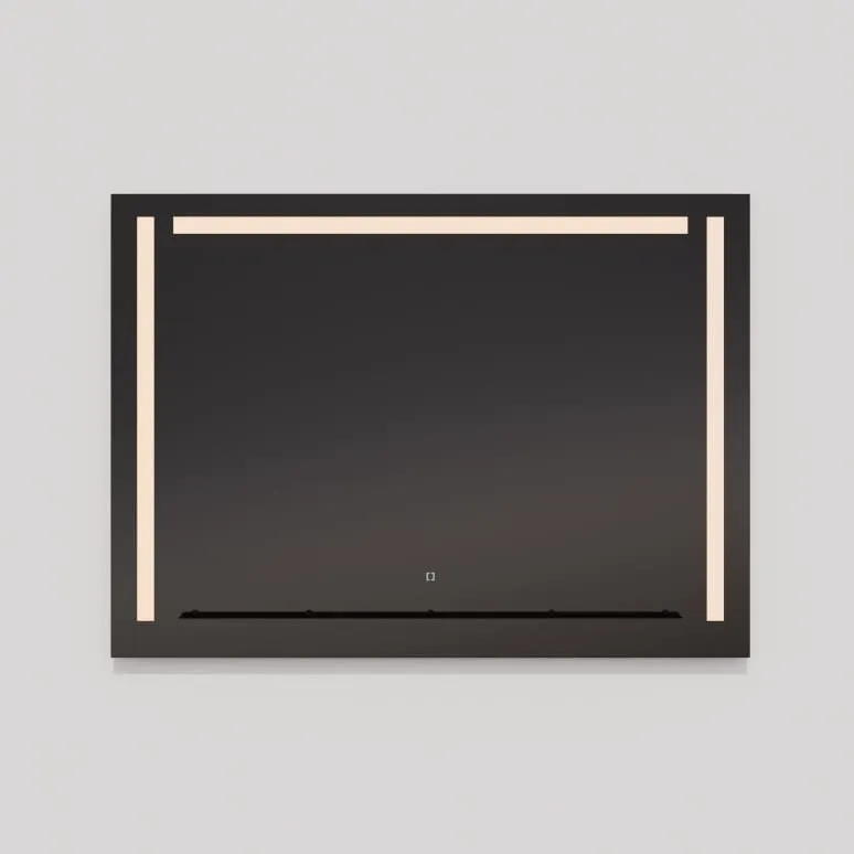 Oxygen Skylight 3-0304-15 Designer Square Mirror 48x48 Inch - Black