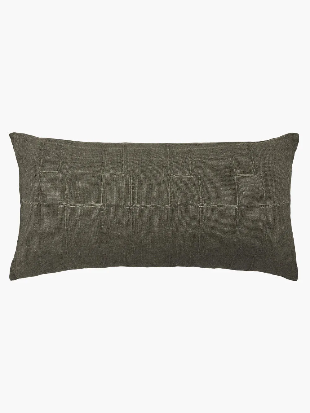 Palermo Olive French Linen Cushion