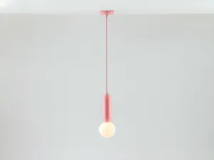 Pink pendant ceiling light