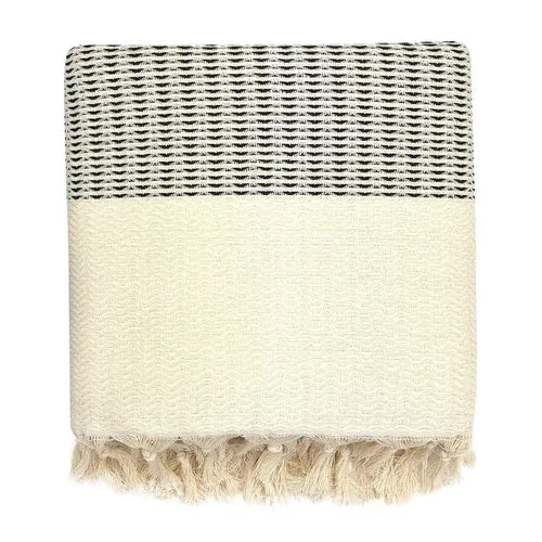 Plush Wavy Turkish Throw