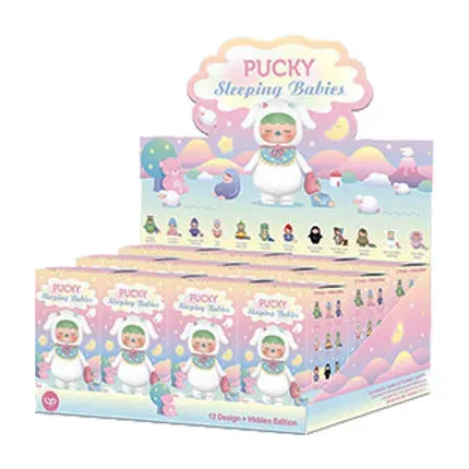POP MART PUCKY Elf Sleeping Baby Series Blind Box | Magical Anime Collectible Figures