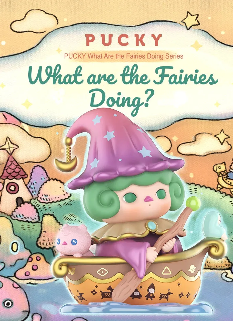 POP MART Pucky What Are The Fairies Doing Series Blind Box | Enchanting Anime Collectible Figures
