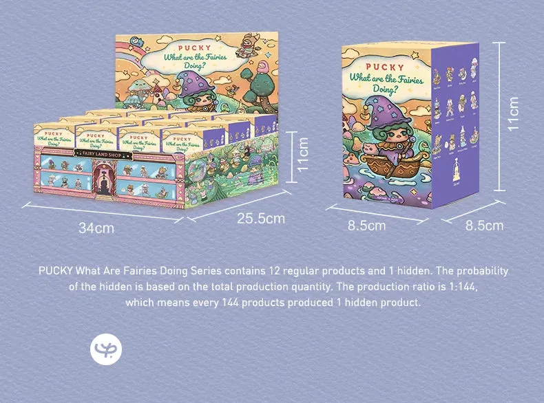 POP MART Pucky What Are The Fairies Doing Series Blind Box | Enchanting Anime Collectible Figures