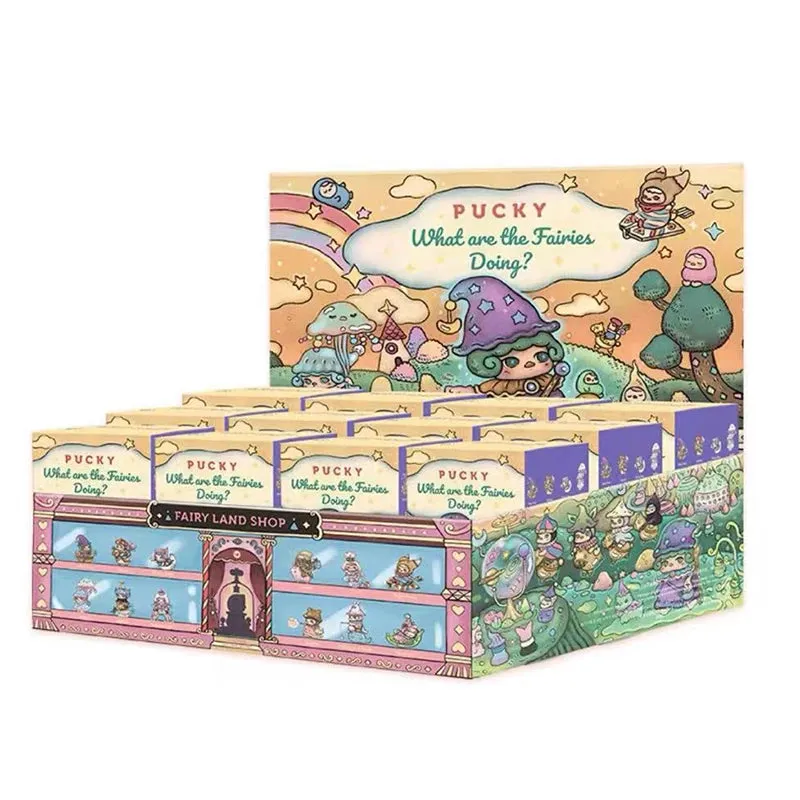 POP MART Pucky What Are The Fairies Doing Series Blind Box | Enchanting Anime Collectible Figures