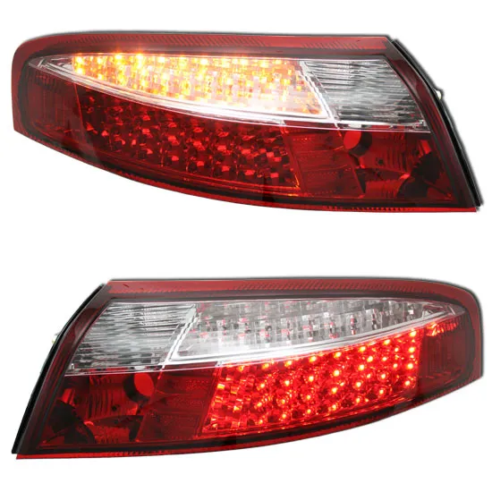 Porsche 996 Carrera 911 1998-2004 Red & Clear LED Taillight