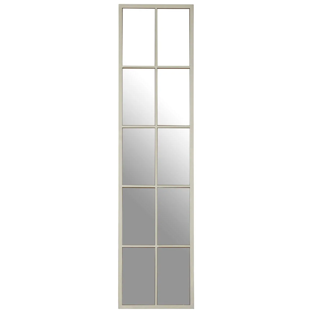 Portrait Rectangular Wall Grid Mirror