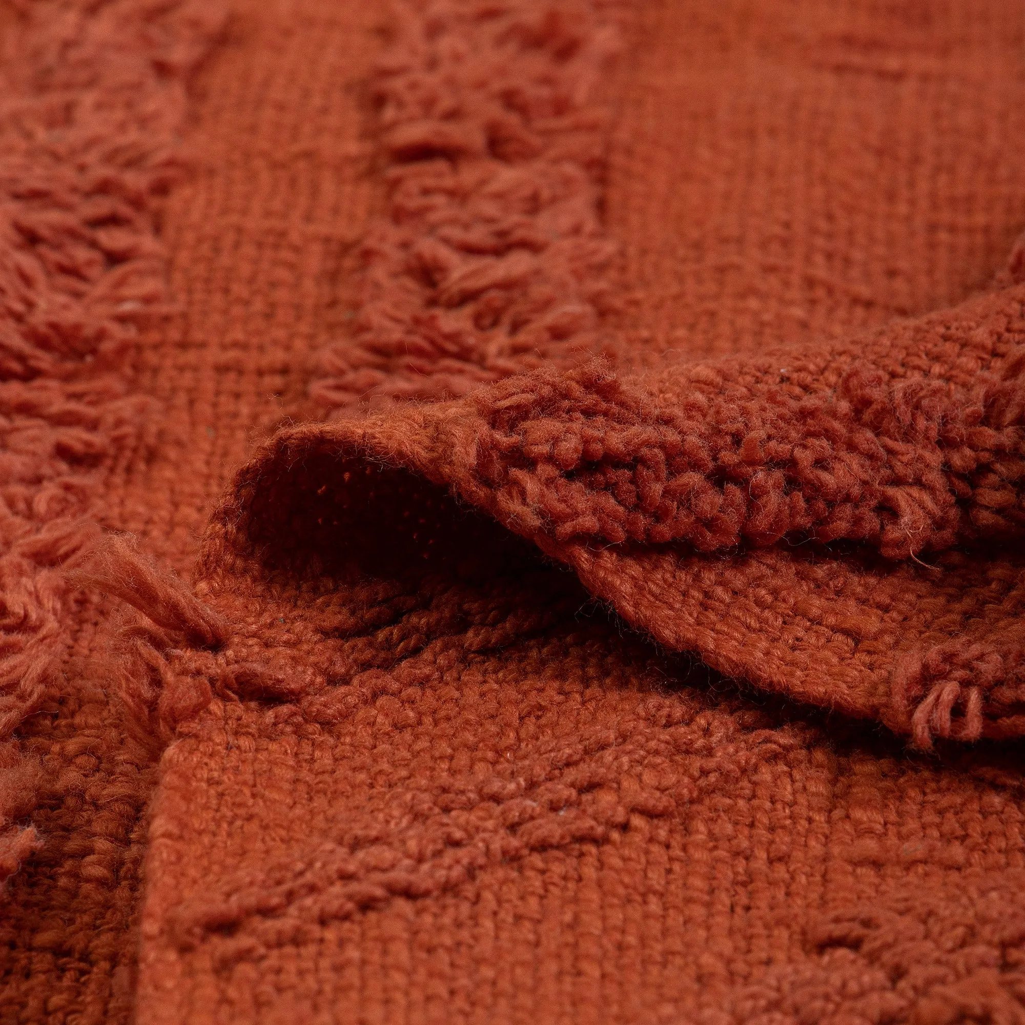 Premium Quality Cotton Tufted Throw Blanket