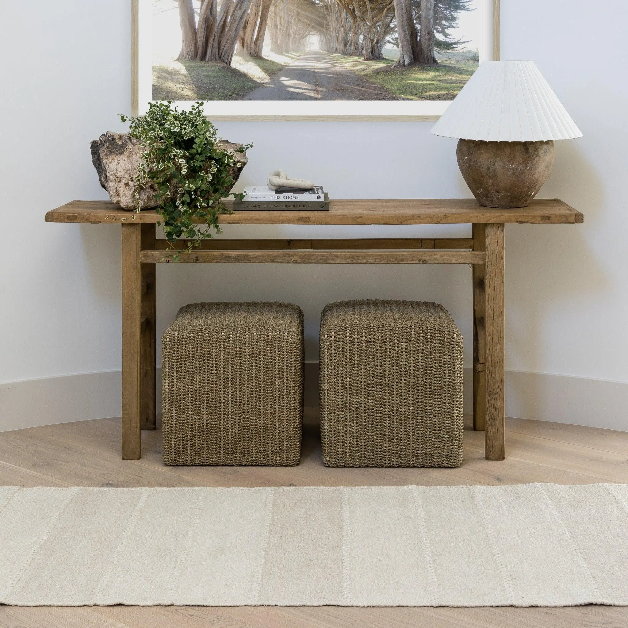 Pure Salt x Momeni Koukila Patch Ivory Rug