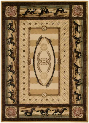 "Cheyenne" Western Area Rug (7'10" x 9'10")
