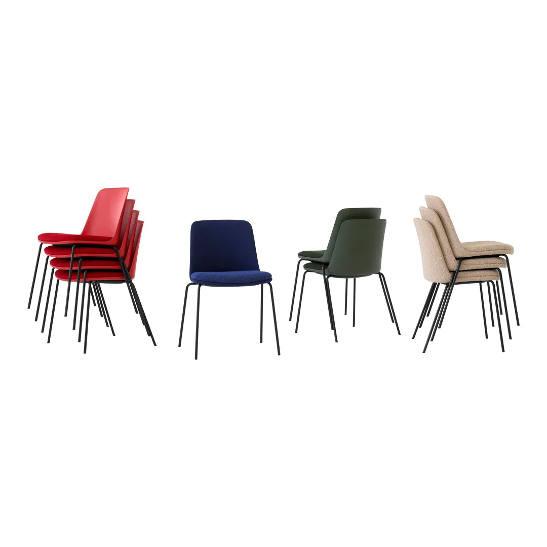 Rely HW69 Side Chair - Tube Base - Stackable