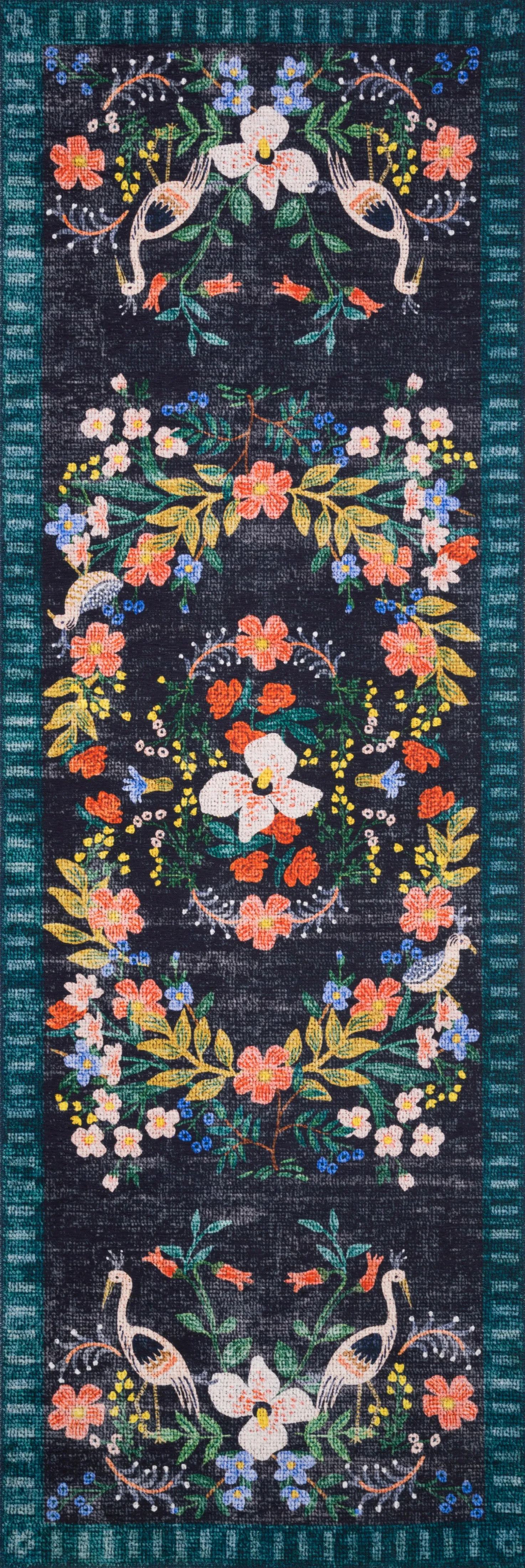 Rifle Paper Co. x Loloi Palais Black / Multi Rug