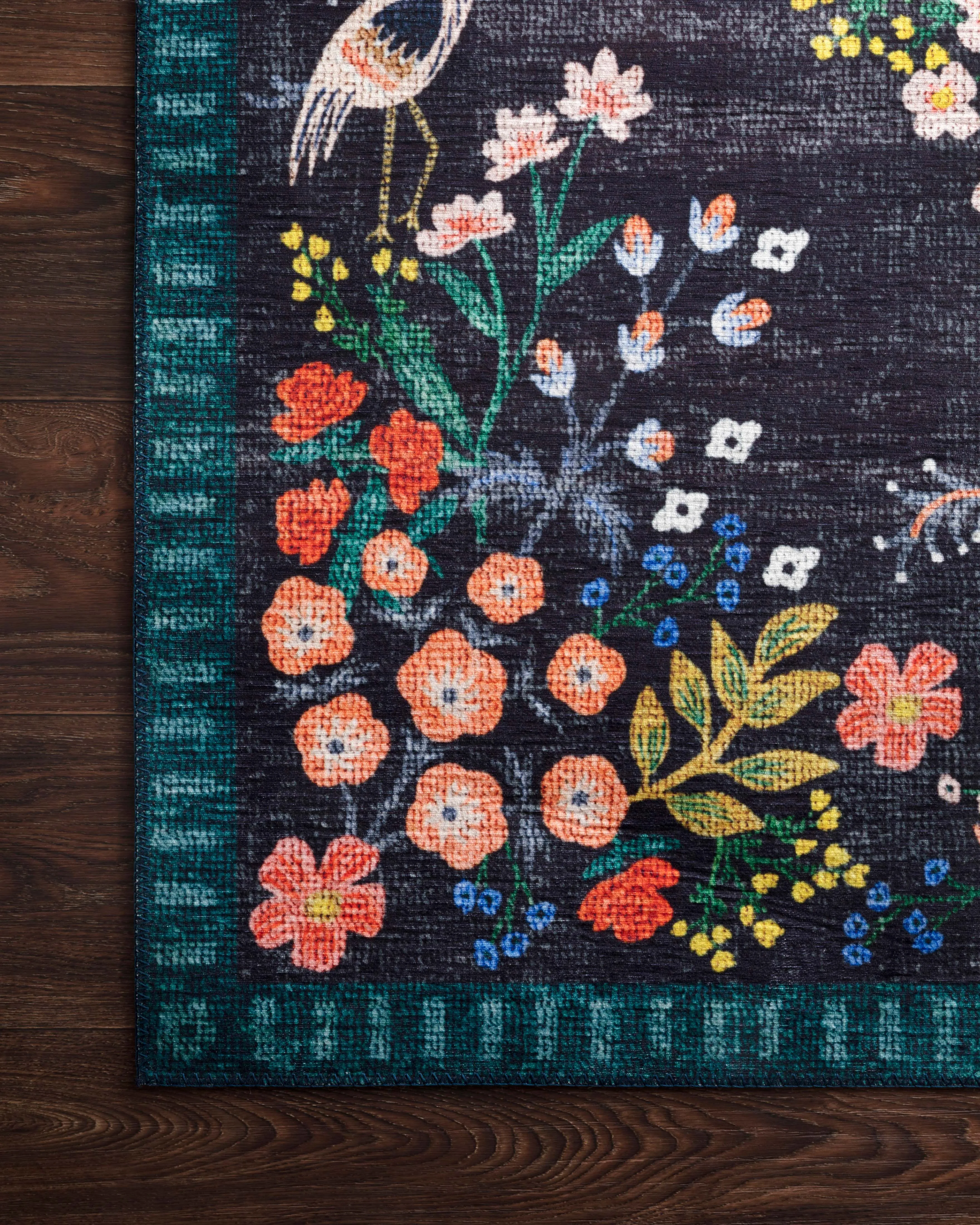 Rifle Paper Co. x Loloi Palais Black / Multi Rug
