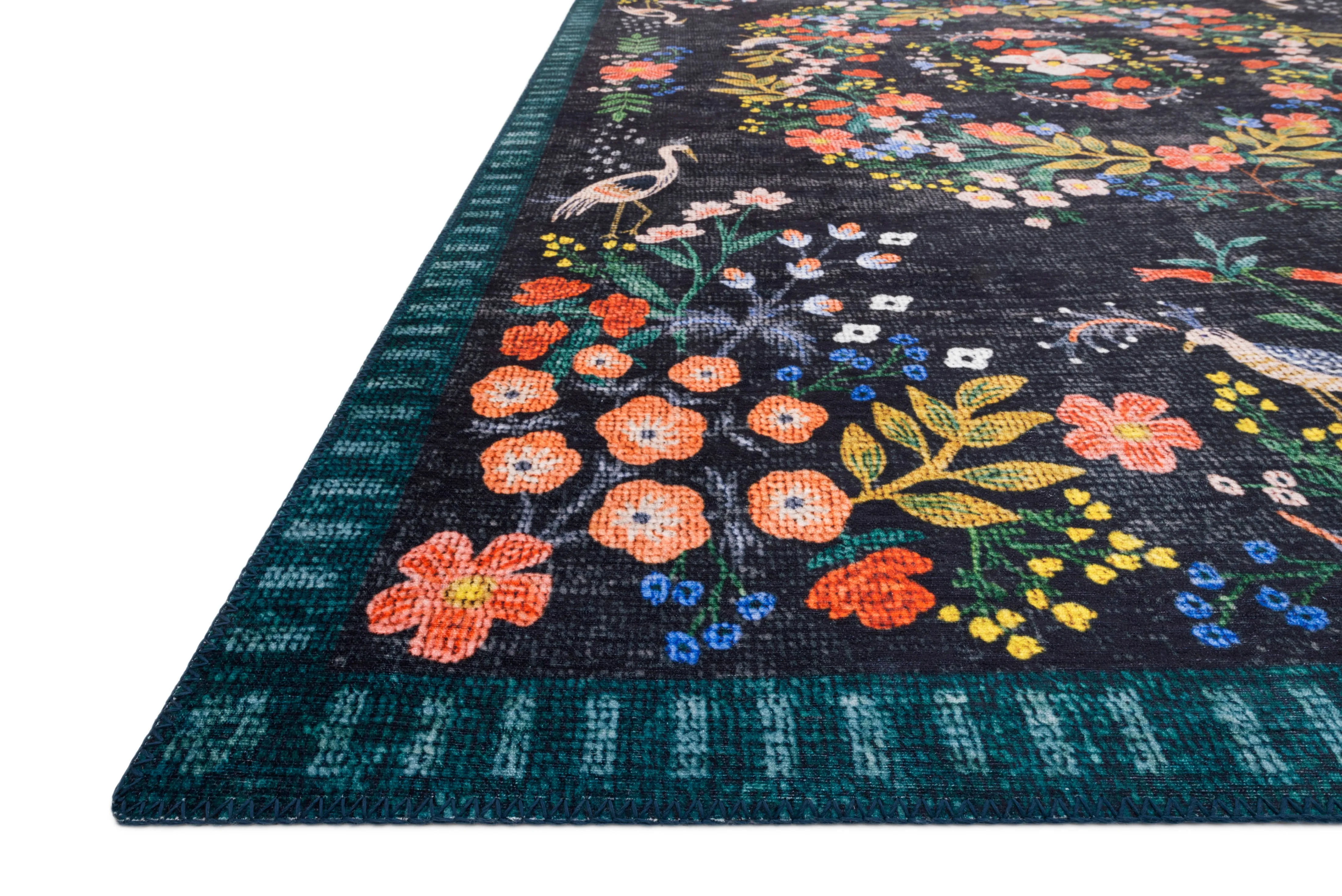 Rifle Paper Co. x Loloi Palais Black / Multi Rug