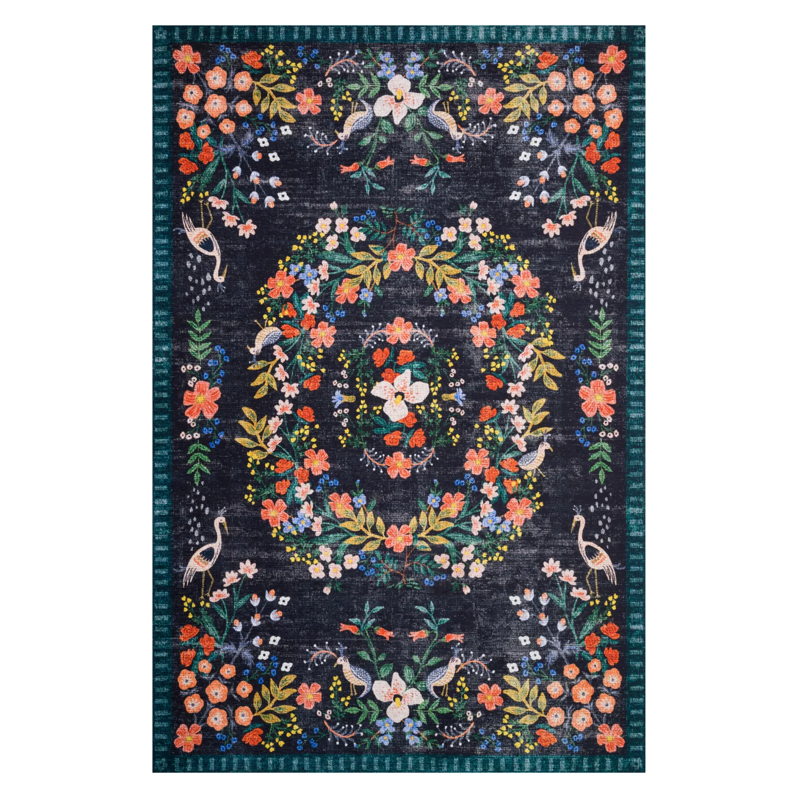 Rifle Paper Co. x Loloi Palais Black / Multi Rug