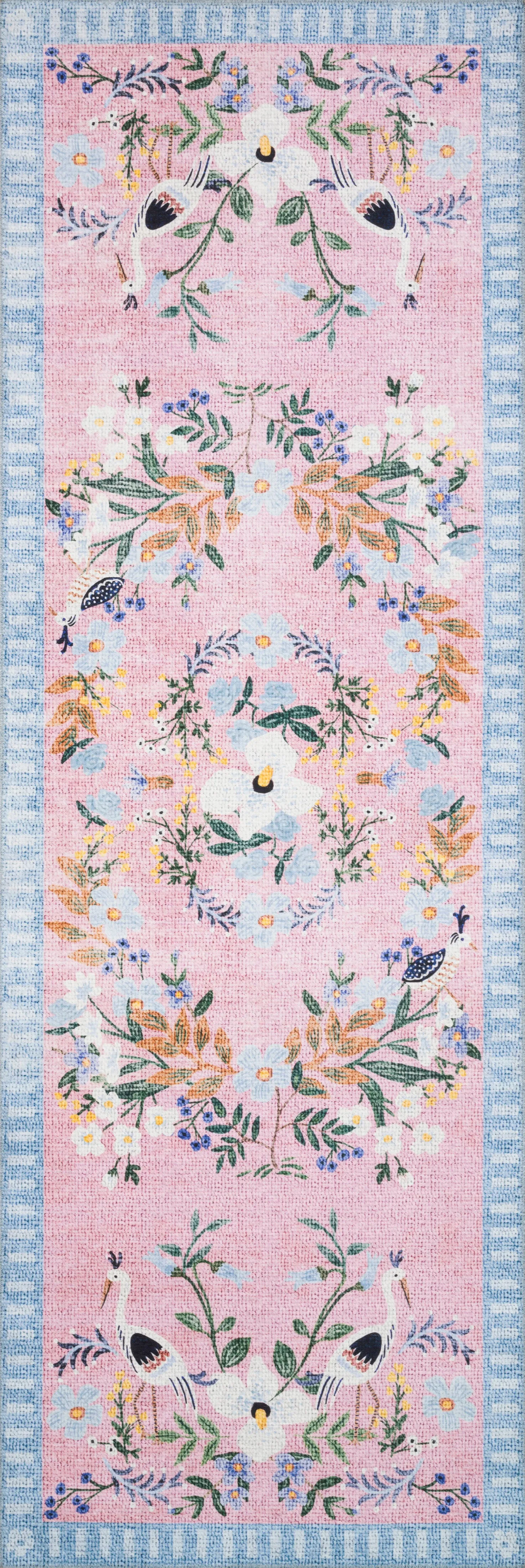 Rifle Paper Co. x Loloi Palais Rose / Sky Rug