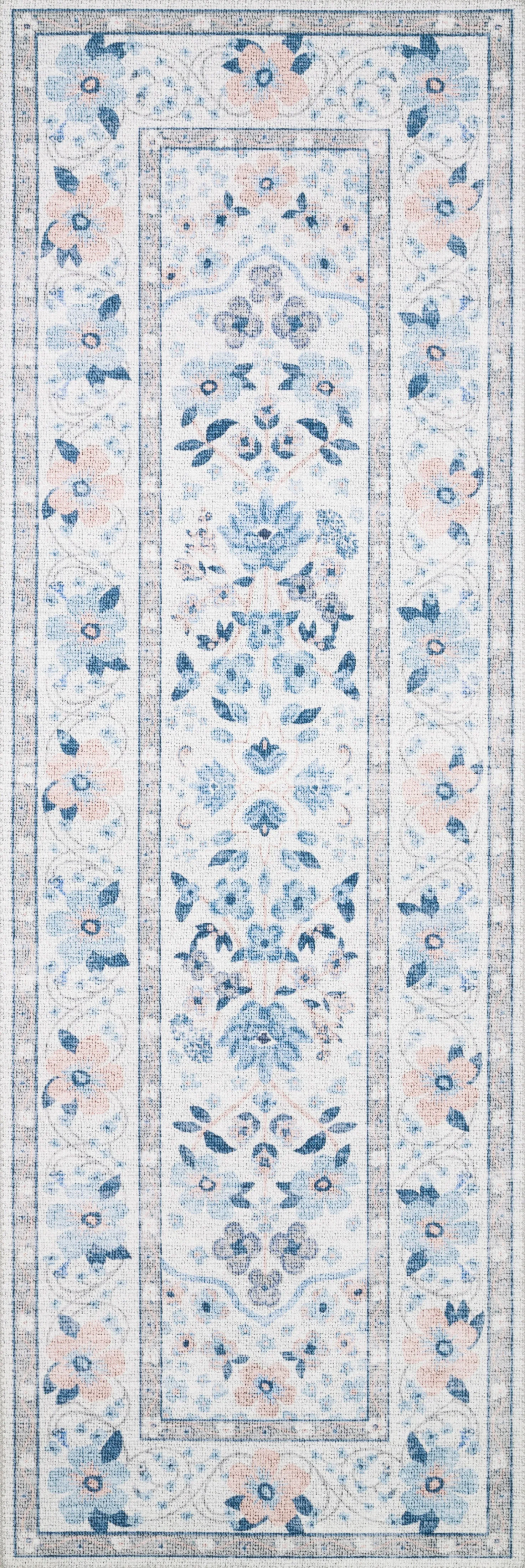 Rifle Paper Co. x Loloi Palais Snow / Sky Rug