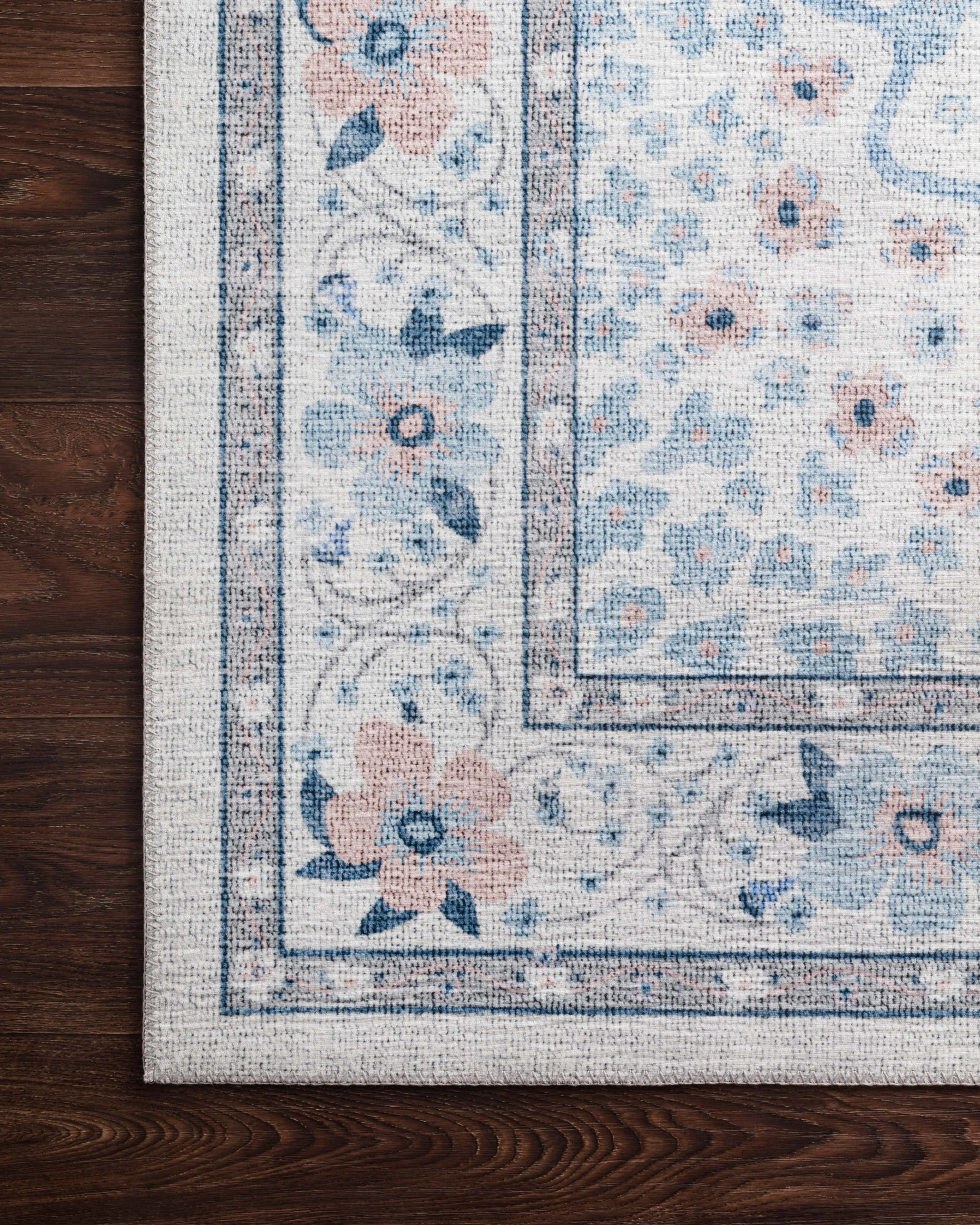 Rifle Paper Co. x Loloi Palais Snow / Sky Rug