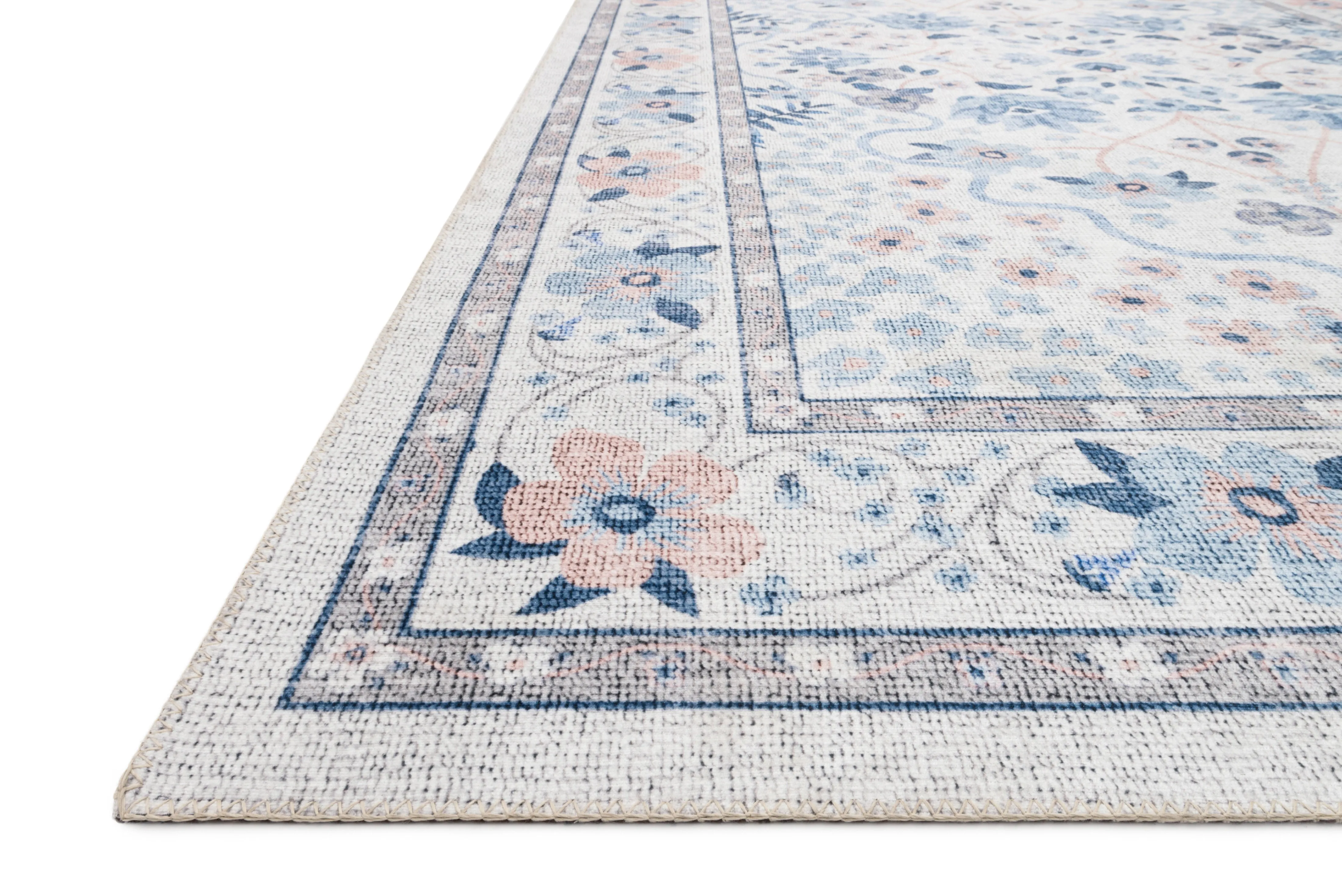 Rifle Paper Co. x Loloi Palais Snow / Sky Rug