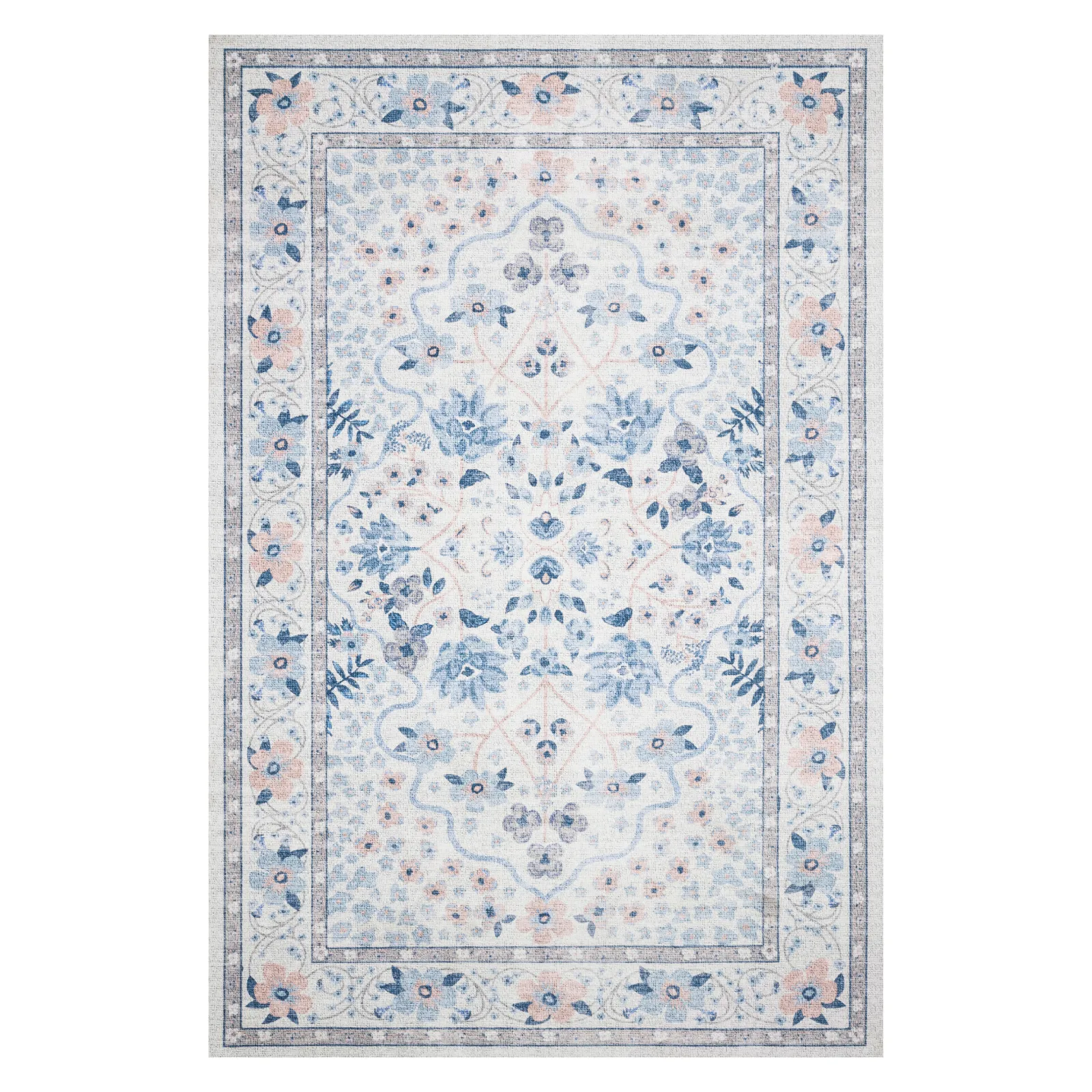 Rifle Paper Co. x Loloi Palais Snow / Sky Rug