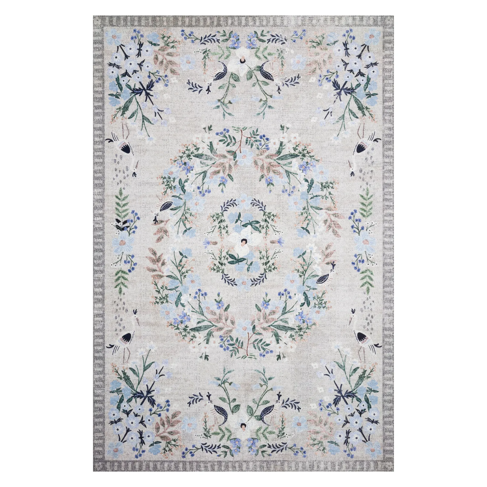 Rifle Paper Co. x Loloi Palais Stone / Grey Rug