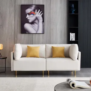River Quinn Comfy Sofa in Linen