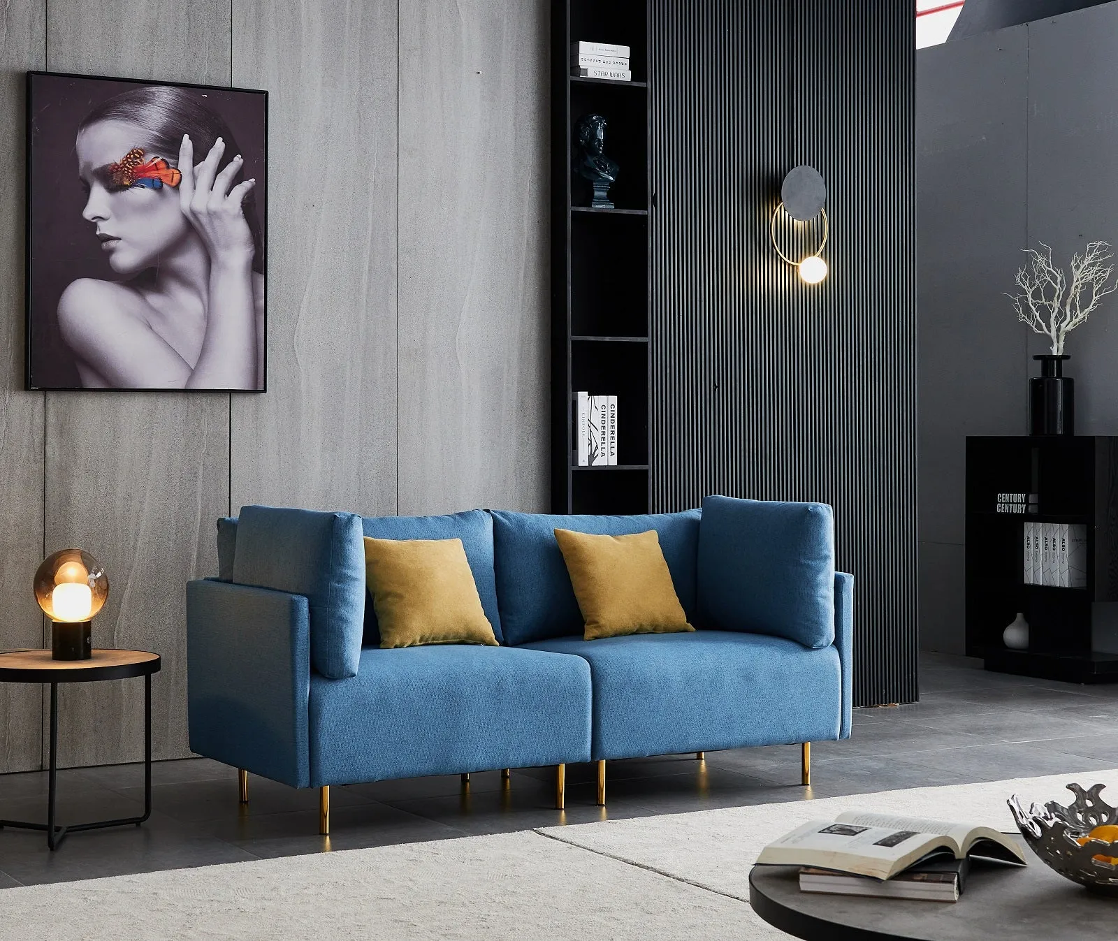 River Quinn Comfy Sofa in Linen
