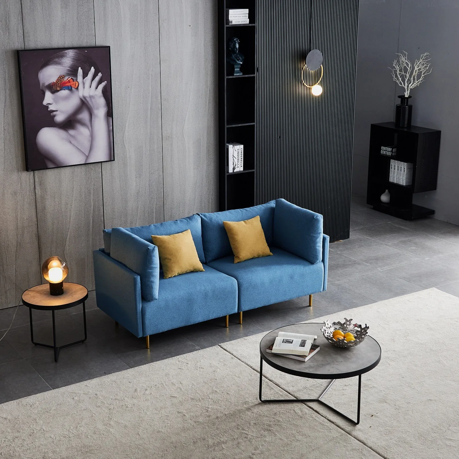 River Quinn Comfy Sofa in Linen
