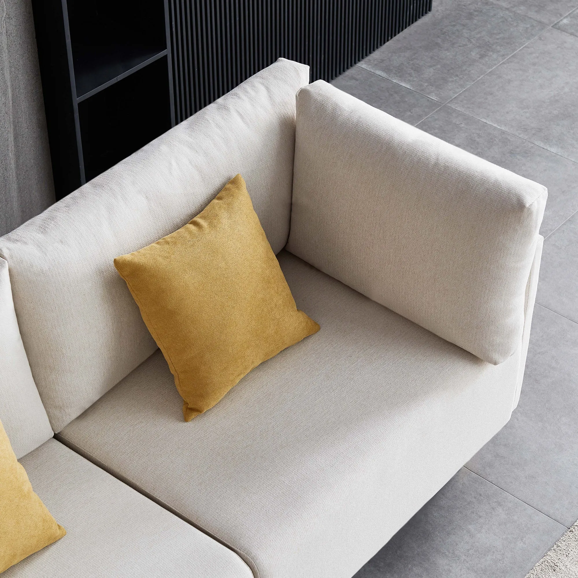 River Quinn Comfy Sofa in Linen