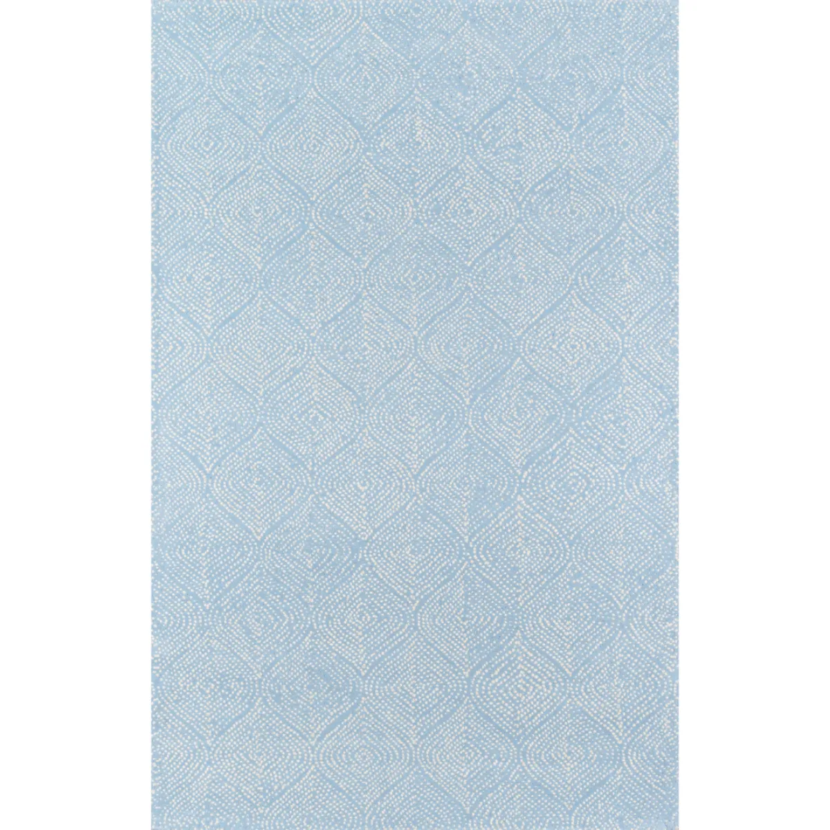 Roman Holiday Light Blue Wool Indoor Area Rug