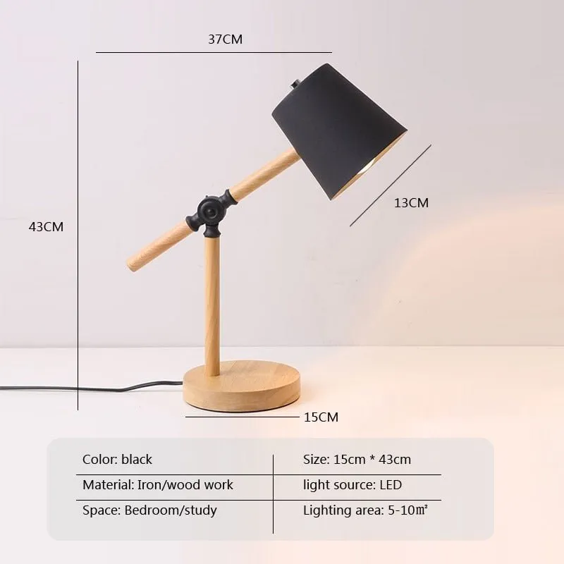 Rotatable LED Table Lamp in Macaroon Design