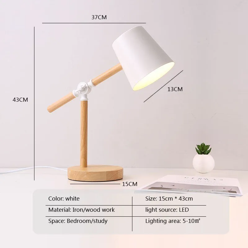 Rotatable LED Table Lamp in Macaroon Design